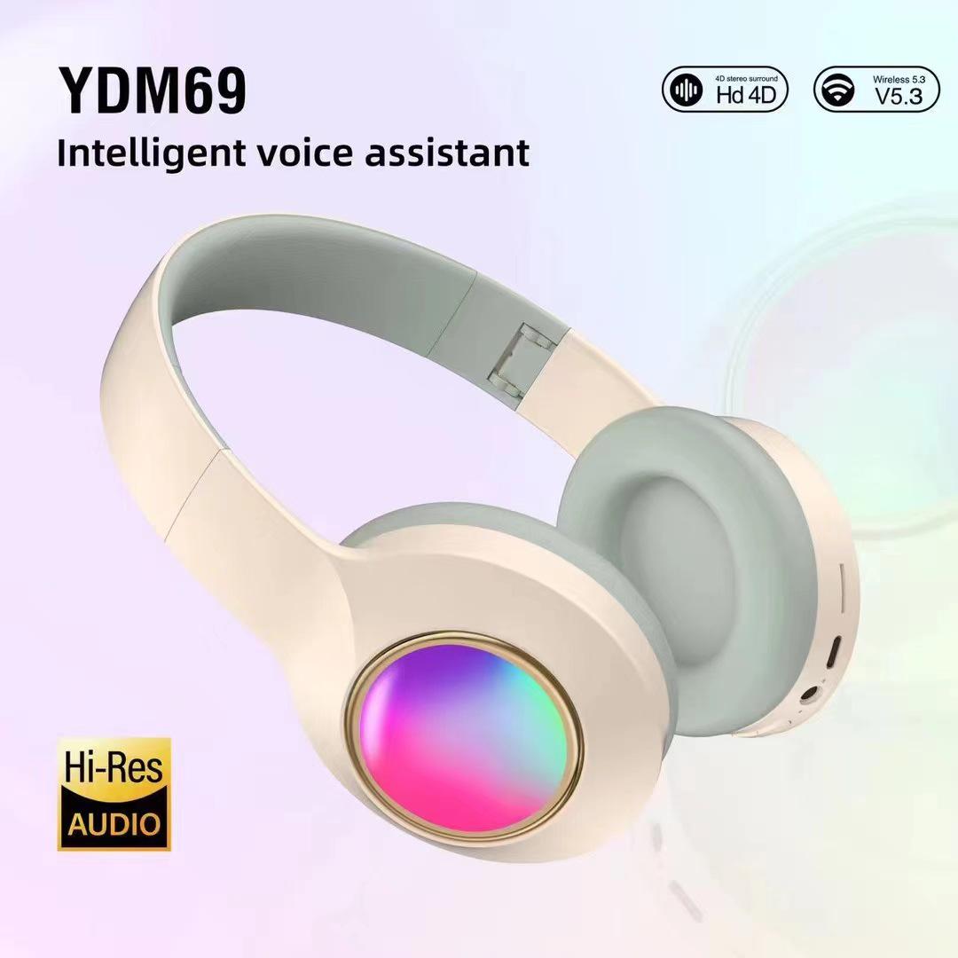 

YDM69 Luminous Foldable Bluetooth Headset хакі