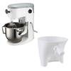 Space Saving Stand Mixer Accessory Flour Funnel For Smooth Ingredient Pouring Spill Proof Food Safe ABS Easy Baking