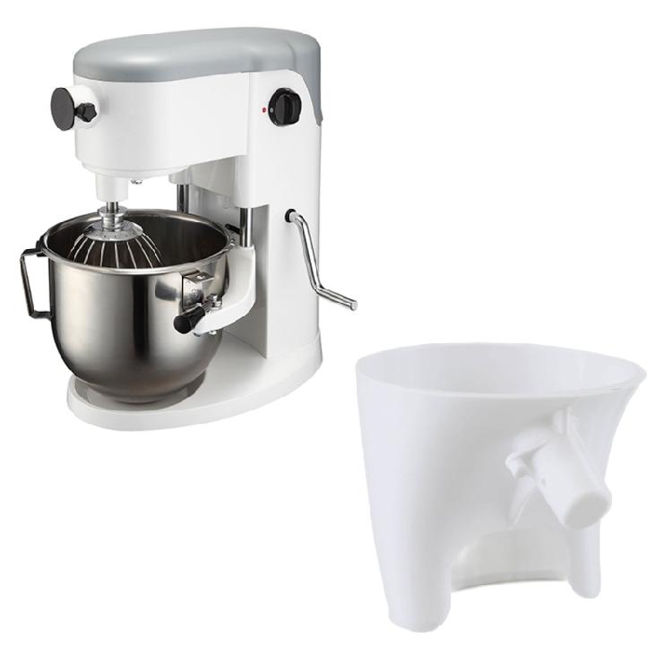 Space Saving Stand Mixer Accessory Flour Funnel For Smooth Ingredient Pouring Spill Proof Food Safe ABS Easy Baking