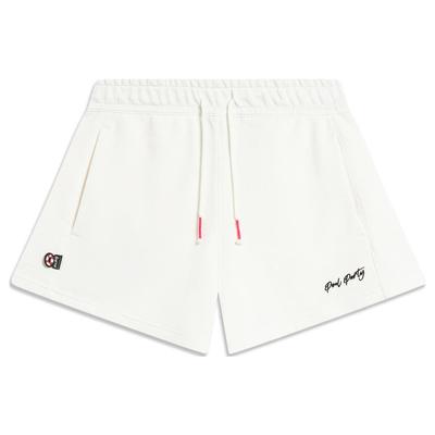 Li Ning X League Of Legends Pool Party Collaboration Sports Lifestyle Series Letter Print Loose Sports Casual Shorts Women Shorts Off-White AKST832-1