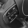 For KIA K5 -2024 LHD RHD Car Carbon Wood Style Steering Wheel Button Decor Cover Center Air Outlet Panel Trim Accessory