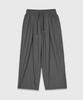 BILLIANT Recycled Wide Elastic Pants_Charcoal