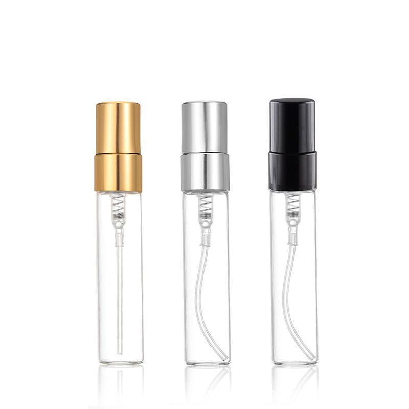2/3/5/10ml High-End Transparent Glass Perfume Spray Bottle - Portable and Refillable