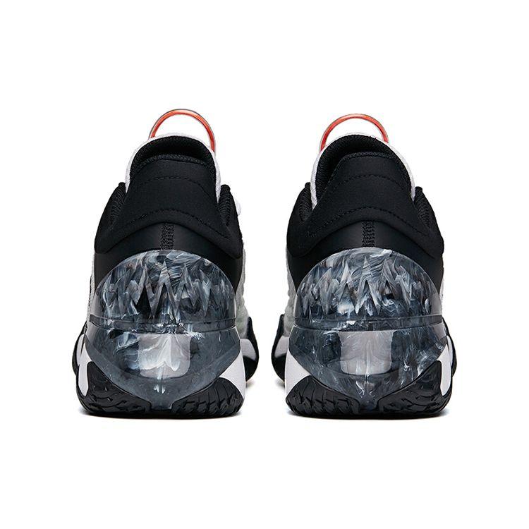 Anta Reverse Blade Comfortable Shock Absorption Non-Slip Wear-Resistant Breathable Low-Top Basketball Shoes Men sneaker White Black 112121616S-4