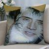 Actor Nicolas Cage Cushion Cover Cushion Covers Natural Linen Breathable Sofa Bedroom Decor Pillowcase