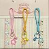 Five-Pointed Star Macaron Bell Lanyard: Energetic & Fresh Girlish Woven Wrist Rope with Pendant