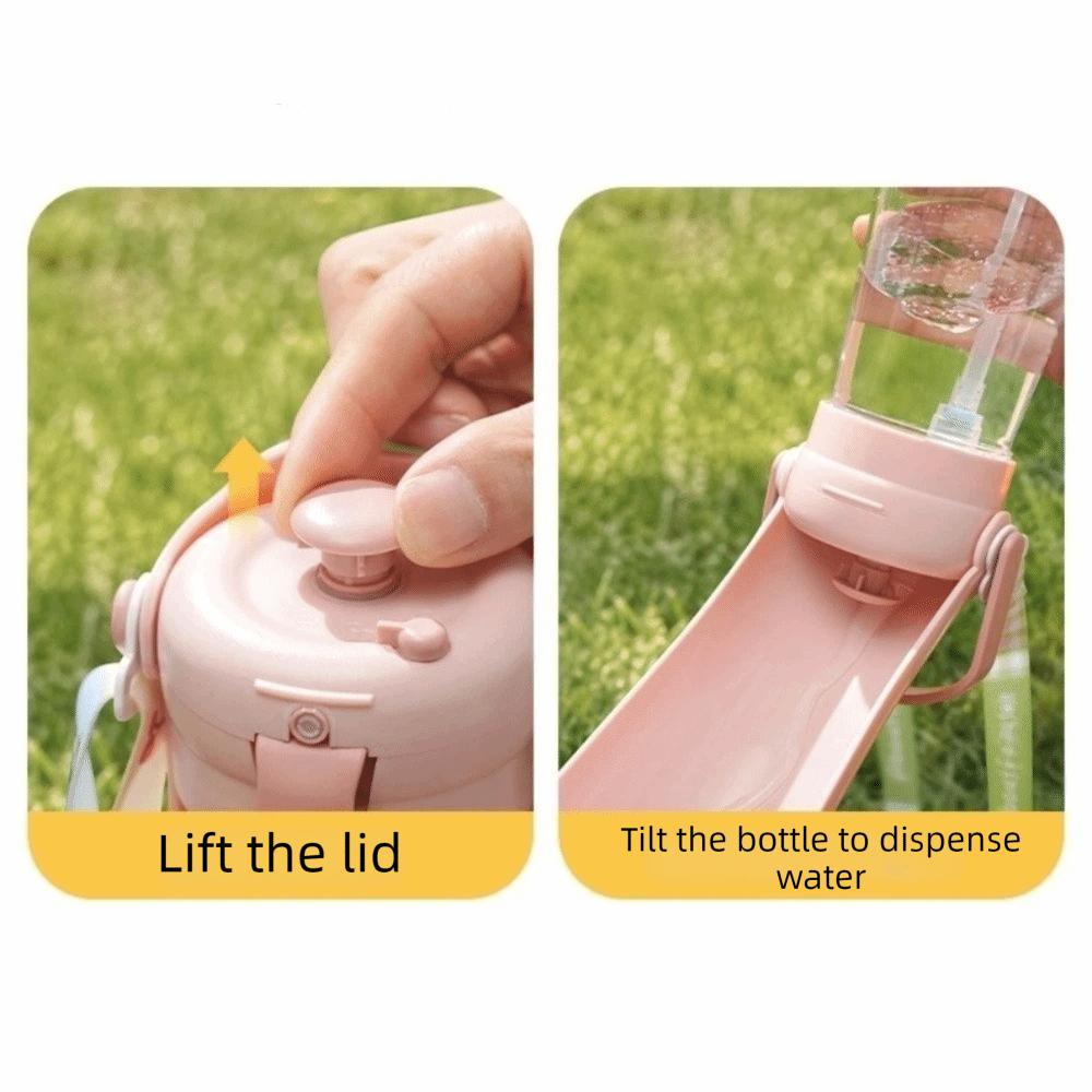 Large Capacity Portable Dog Water Bottle Foldable Pet Travel Bottle Pet Drinking Bowl  Dog Walking