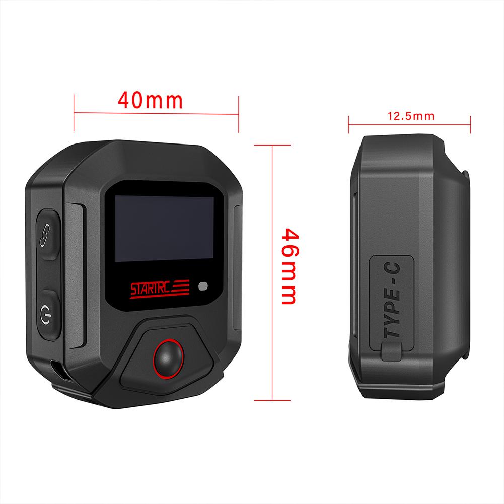 GPS Wireless Bluetooth Remote Control for Insta360 X4/X3 ACE PRO 2/GO 3s Action Camera Handlebar/Wrist Mounted Camera Shutter