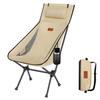 DesertFox Camping Chair Outdoor Folding Pillow Ultra-lightweight Unique Cup Holder Developed Independently Weight Capacity 150kg Compact High Back Bag