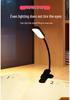 Clip-On LED Desk Reading Light with Eye Protection and Rechargeable Battery