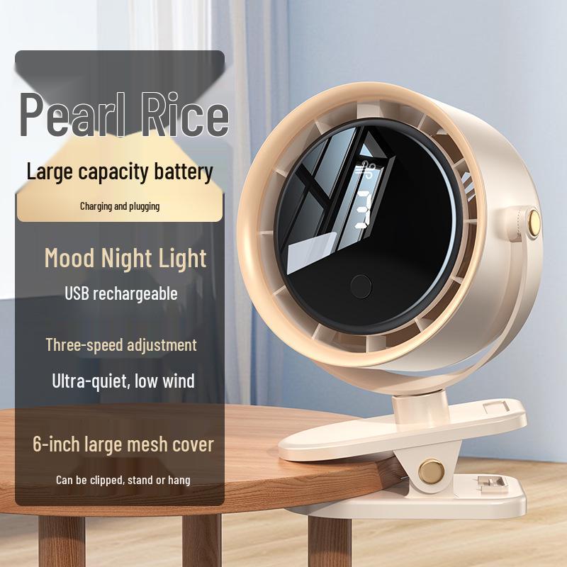 

Compact Desktop Clip-on Fan for Home, Office & Dorms 165*125*208mm