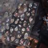 1pcs 5D Colorful Rhinestones Pumpkin Ghost Nail Art Halloween Stickers Adhesive Transfer Nail Decoration Decals Accessory