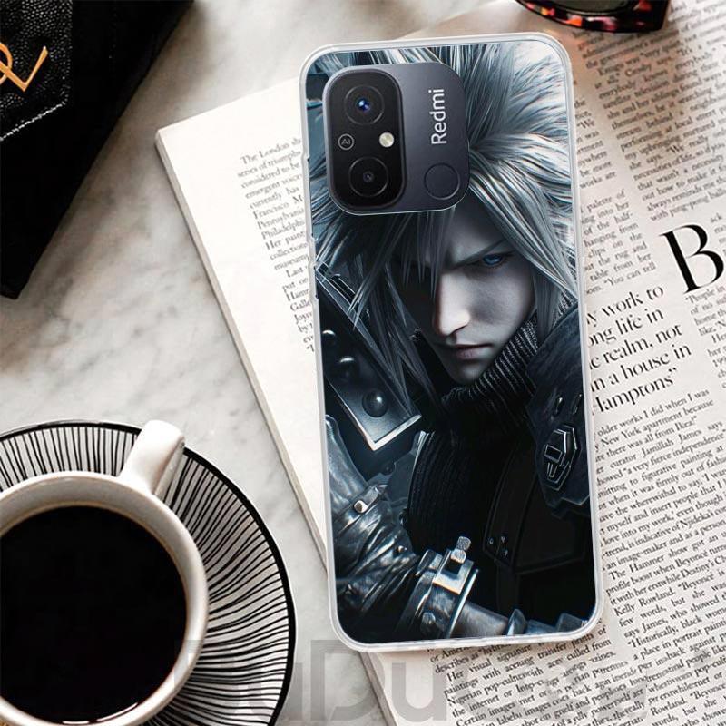 Final Fantasy FF VII Cover For Xiaomi Redmi 14C 13 13C 12 12C 10 10C 9 9C 9T 9A Phone Case 10A 8A 8 7A 7 6A 6 Pro K70 K60 K40 12