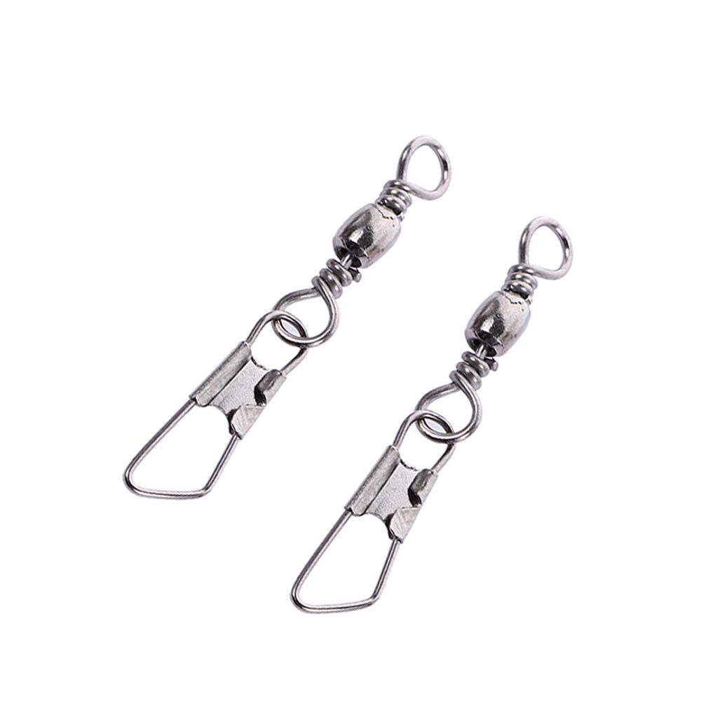 Buckle Tackle Tool Hanging Snap Fishing Line Connector Swivels Solid Rings Fishing Pins