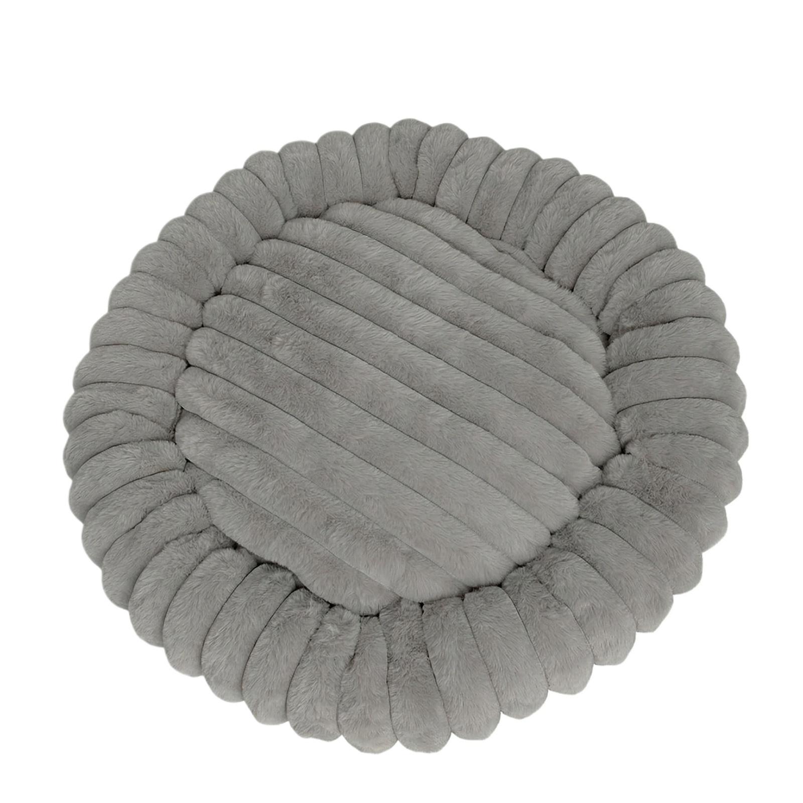 

High-Density Plush Pet Bed Round Warm Bed Winter Dog Sofa one size