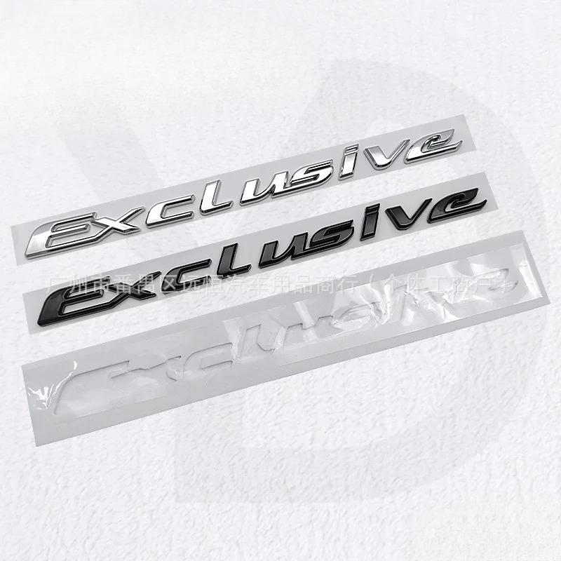 3D Electroplated ABS Letter Emblem Stickers Fit Rear Tail Waterproof Auto Exterior Tuning Custom Decor Badge Decals