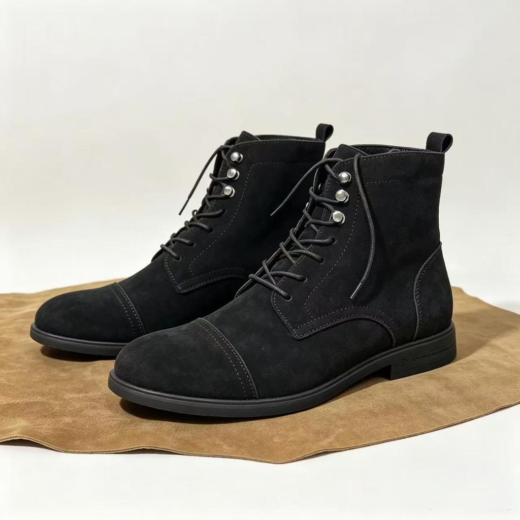 Chelsea boots men's handsome large size 45 46 supply leather autumn and winter men's boots British Martin boots