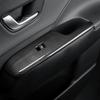 For Hyundai Kona SX2 2026-2026 Car Tuning Carbon Fiber Style Door Armrest Pad Decal Window Lifting Button Cover Accessrioes