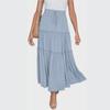European and American Women's Bohemian High-Waist A-Line Pleated Skirt