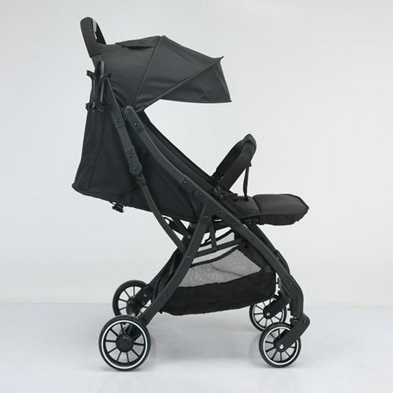 Compact Lightweight Foldable Baby Stroller: Sit, Recline, and Portable with Four Wheels