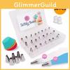Tips Piping Nozzle Cake Cream Baking Tool Set Plastic Bag Storage Case Coupler