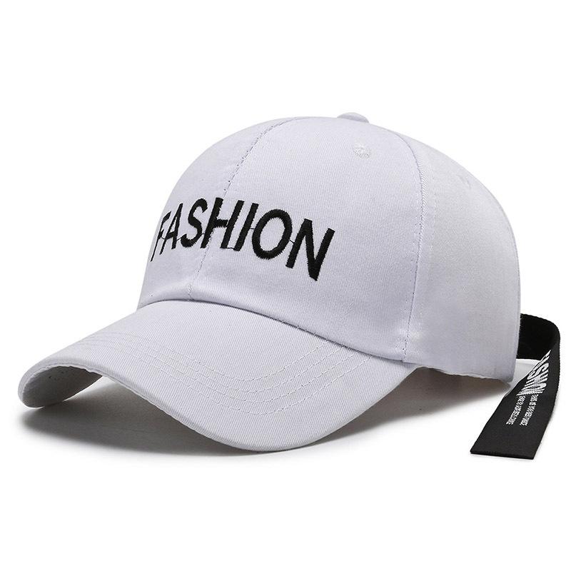 Hat Spring and Autumn New Embroidery Ribbon Baseball Cap Personalized Peaked Hat Outdoor Sun Hat Travel Hat Couple Hat