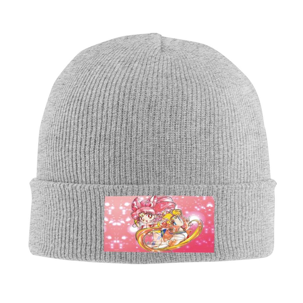 Sailors Moon Usagi Tsukino Skullies Beanies Caps Unisex Winter Warm Knitted Hat Adult Anime Unisexga Bonnet Hats Outdoor Ski Cap