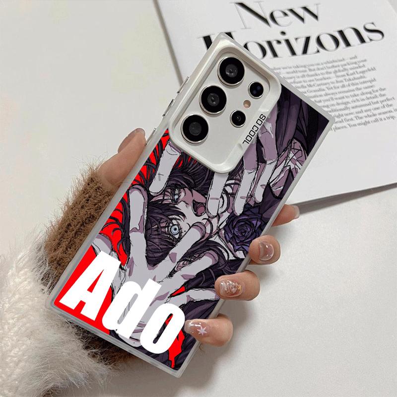 Ado Cartoon K-Kyogen X Uta Soft Phone Case for Samsung Galaxy S24 S25 FE S26 Edge S23 Ultra S22 Plus S21 + Shockproof Cover Back