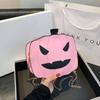 Halloween Funny Pumpkin Bag Fashion Contrast Color Cute Personality Creative Shoulder Crossbody Chain Bag