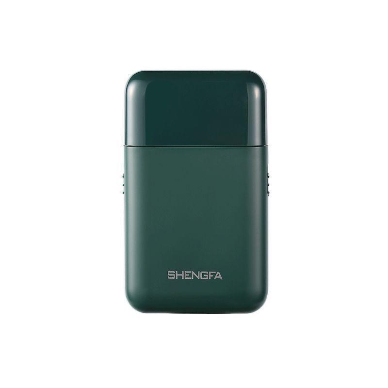 

Сверхтонкая мини-электробритва Shengfa и мужской триммер для бороды Shengfa SF-F7 зелёный