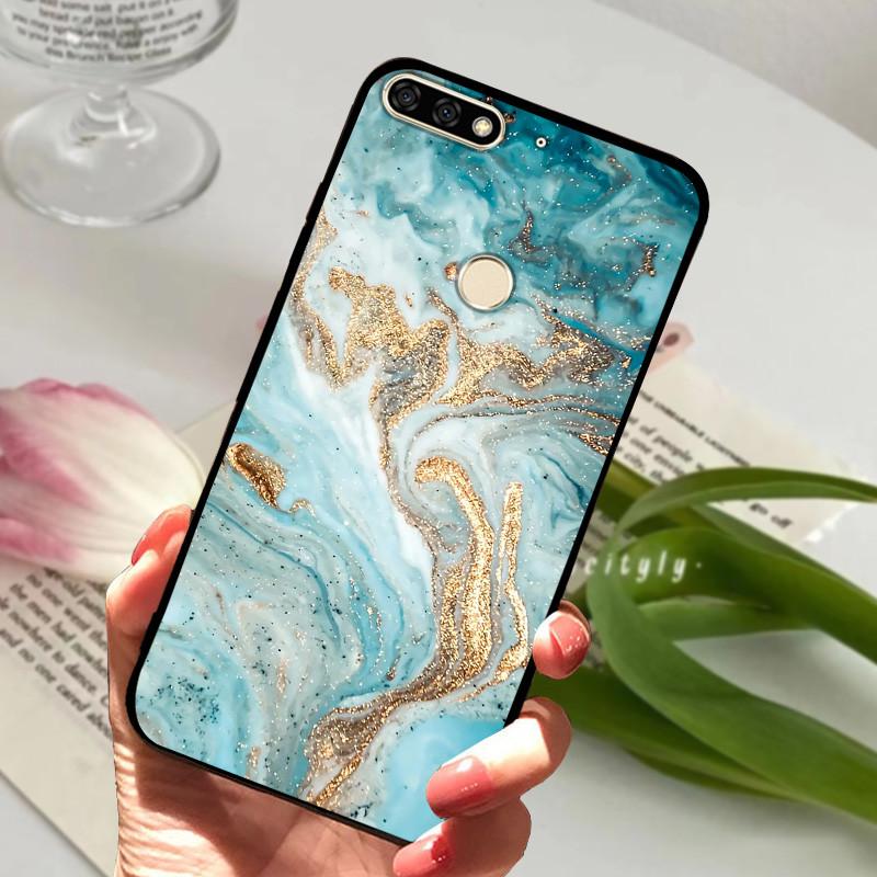 For Huawei Honor 7C Pro Case LND-L29 Silicone Shockproof Soft TPU Phone Cover For Huawei Honor 7C 5.99" Funda Honor7CPro Cartoon