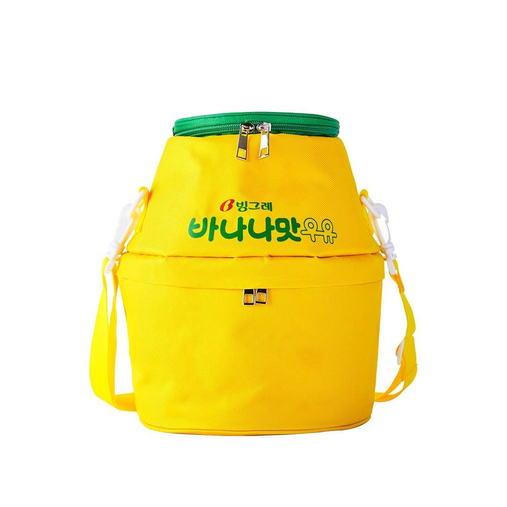 

Official Binggrae Banana Flavored Milk Insulated Cooler Bag - Iconic Dan-ji Design
