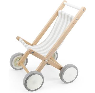 Carrozzina per bambola Viga Toys in Legno Passeggino