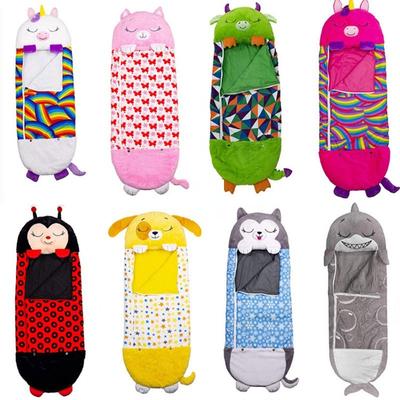 Kinder Cartoon Decke Geburtstagsgeschenke Dicke Tagesdecke auf dem Bett Baby Schlafsack Warme Weiche Faul Spielkissen