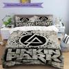 3-teiliges Linkin Park1 Design Bettwäsche-Set - HD-bedruckte Bettwäsche mit 1 Bettbezug und 2 Kissenbezügen - Perfekt für die Dekoration von Zuhause und Studentenwohnheim