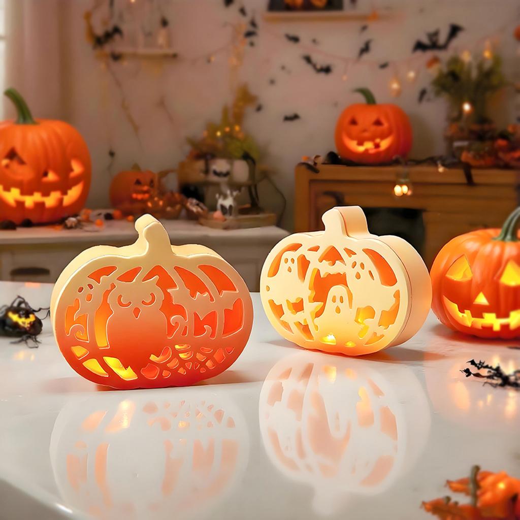 Festival Halloween Decors Silicone Molds For Pumpkins Ghostly Craft And Pumpkins Ghostly Storage Box for Halloween Craft Project