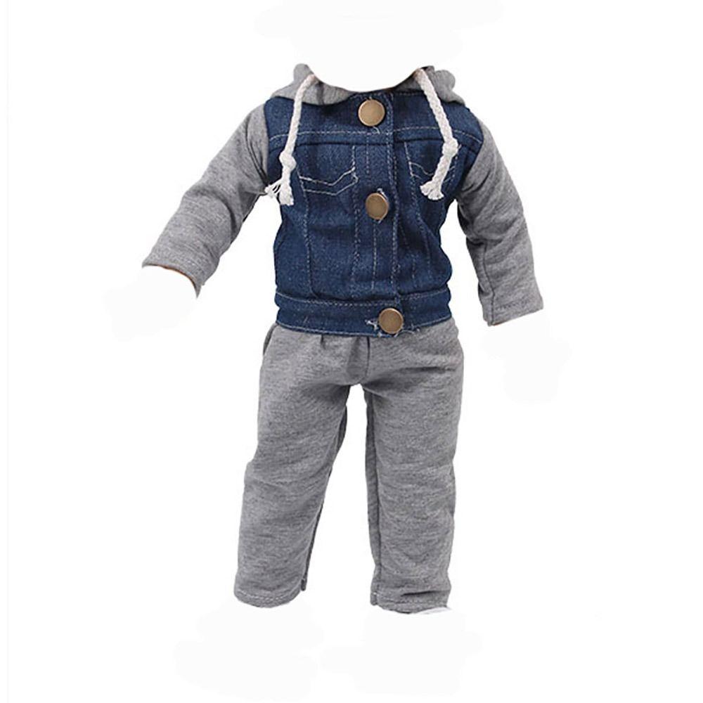 Playing House Dollhouse Accessories Slip Dress Suspender Pants Doll Clothes T-shirt Trousers