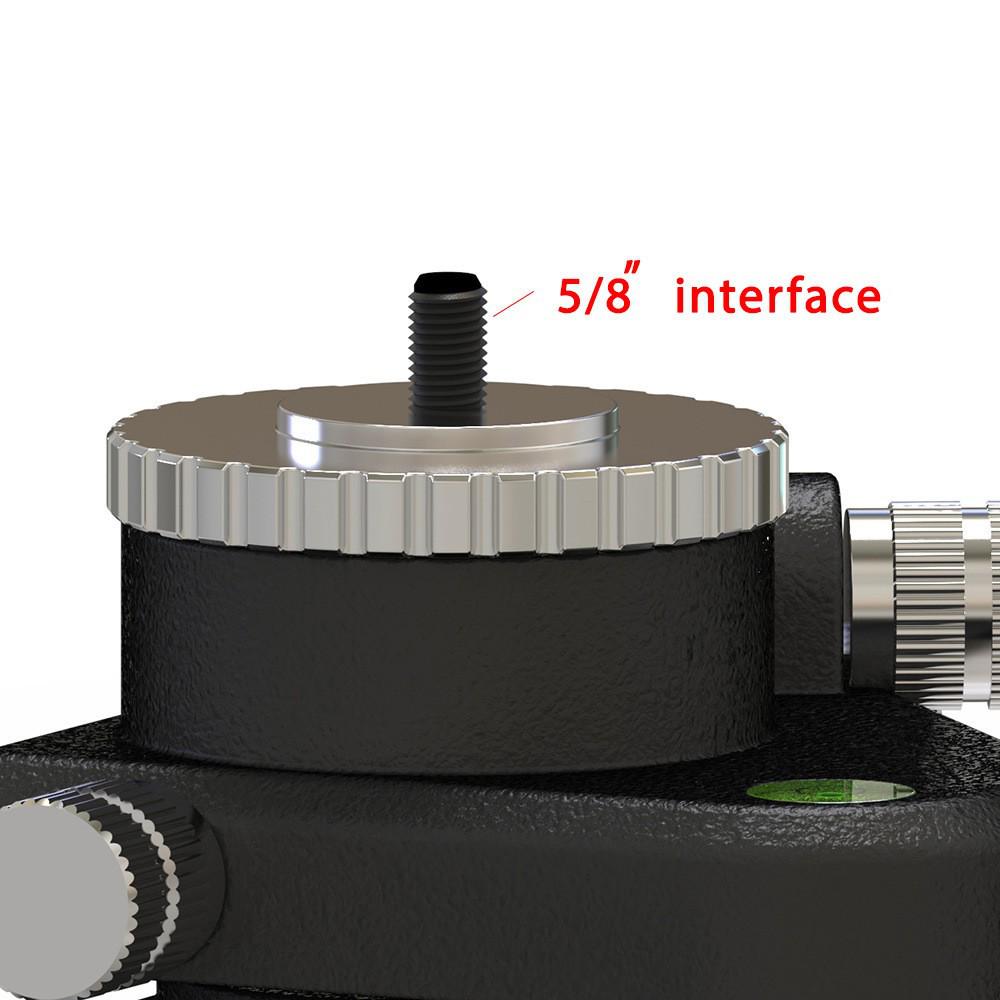 High-Precision 360° Metal Micro-Adjustment Leveling Base with Digital Display