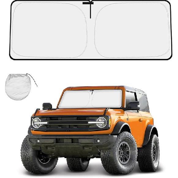 Front Windshield Sun Shade Windshield Cover Compatible With Toyota 4Runner 2010-2025, Sun Visor Protector Blocks UV Rays Sunshade For 4Runner