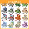 3D Pop-Up Puzzelboek Sleutelhanger Met Kasteelscène Voor Stressverlichting En Creatief Cadeau