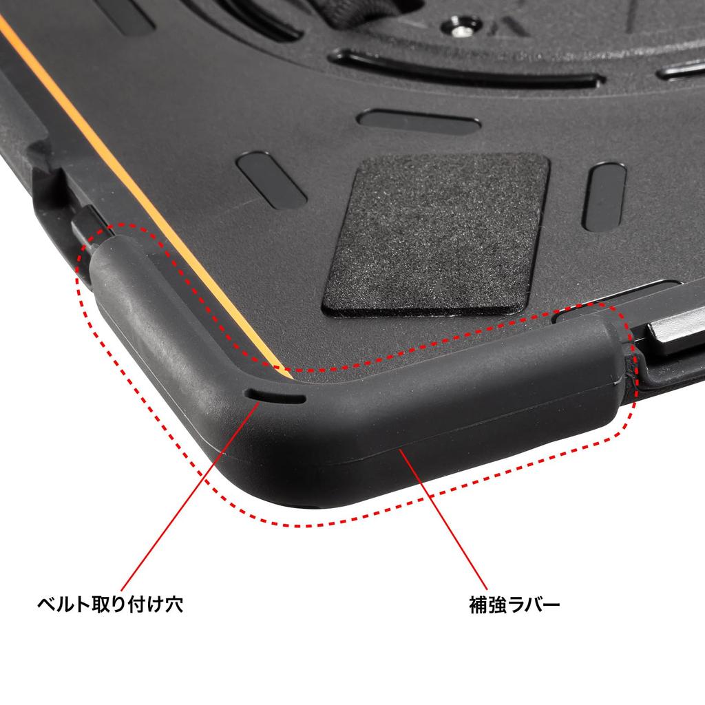 SANWA SUPPLY Shockproof Case for iPad Pro PDA-IPAD1717BK3 11-inch (M4/2024)