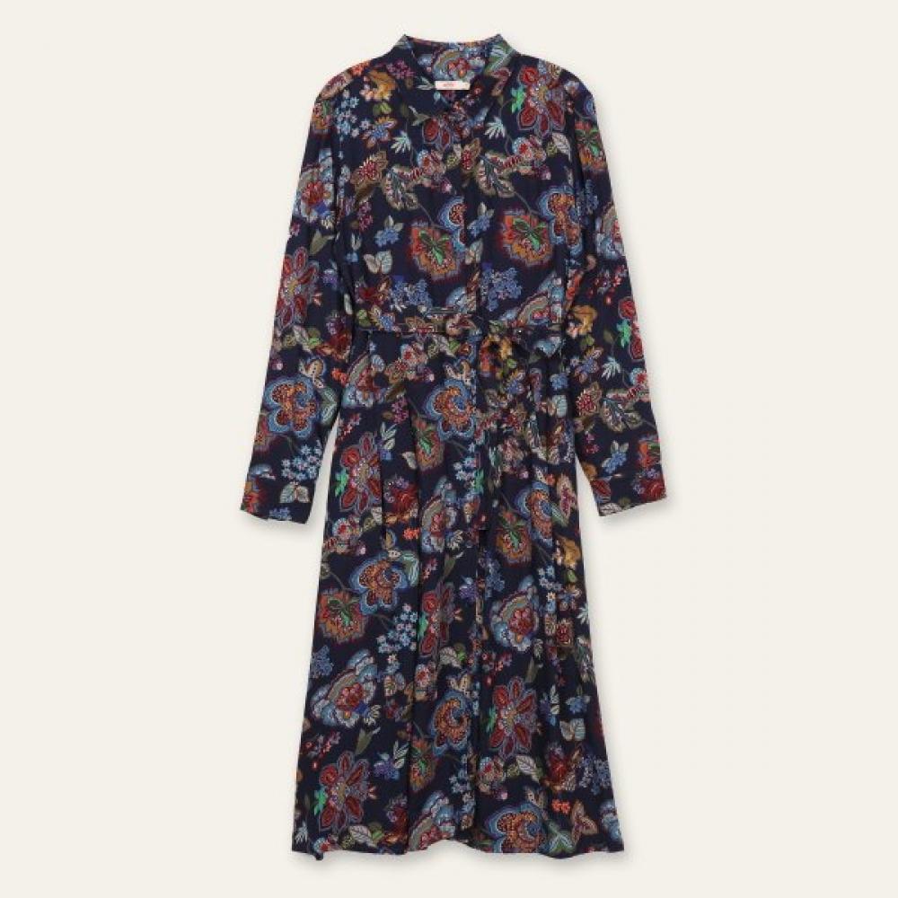 Oilily Pattern Dress  Owbfaop003 Navy (58)/36(55)