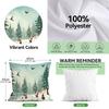 Decorative Cushion Cover Forest Wildlife Pattern Pillowcase Forest Animal Throw Pillows Cases Home Decor Sofa Car Pillow Cover