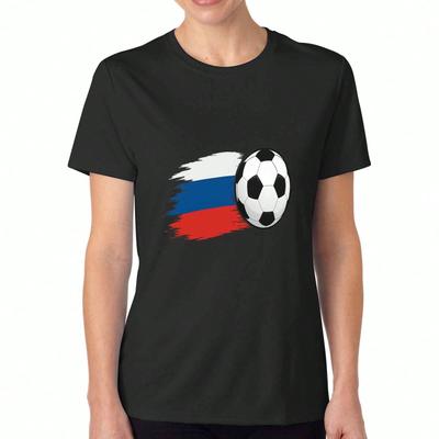 Soccer Lover Ladies Pure Cotton T Shirt, Premium Cotton Quality Print, Durable, Casual And Fashionable. Great Gift For Sports Fans, Soccer Players And