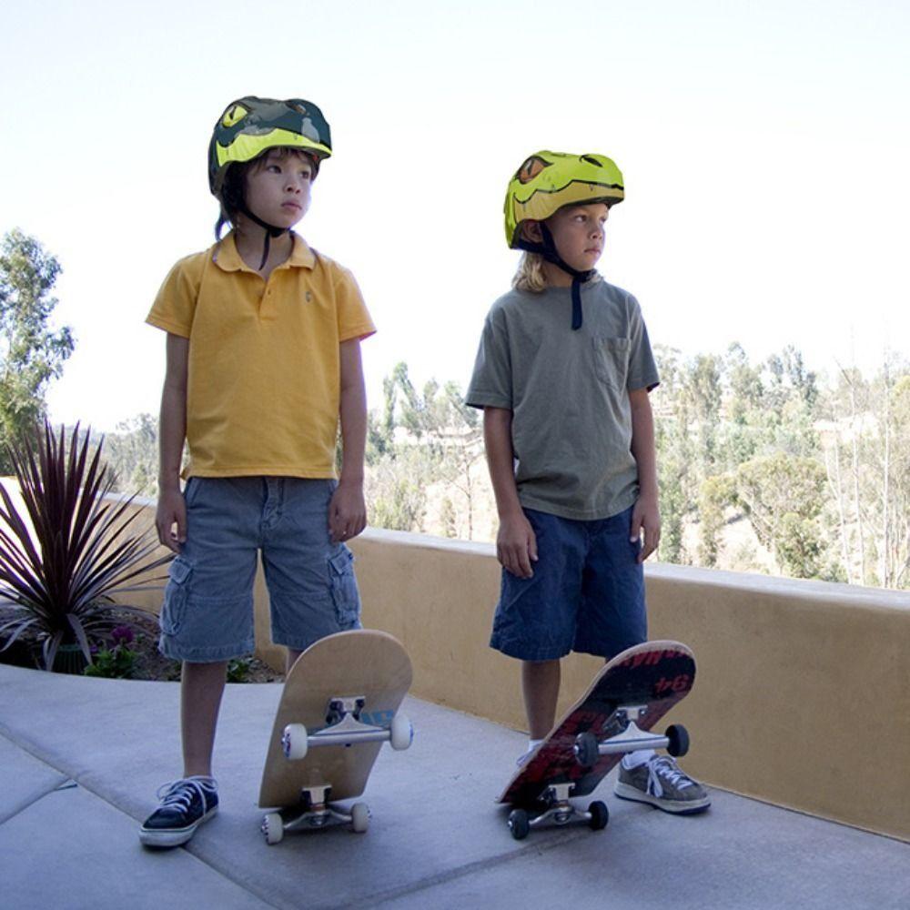 3D Children's Helmet Cartoon Dinosaur Skating Helmets Half Helmet Dinosaur Helmets  Skateboarding