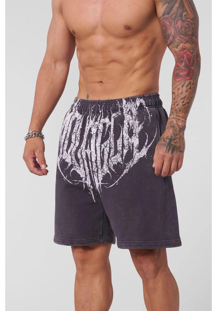 YoungLA Trendige Amerikanische Print Baumwolle Sommer Sportshorts