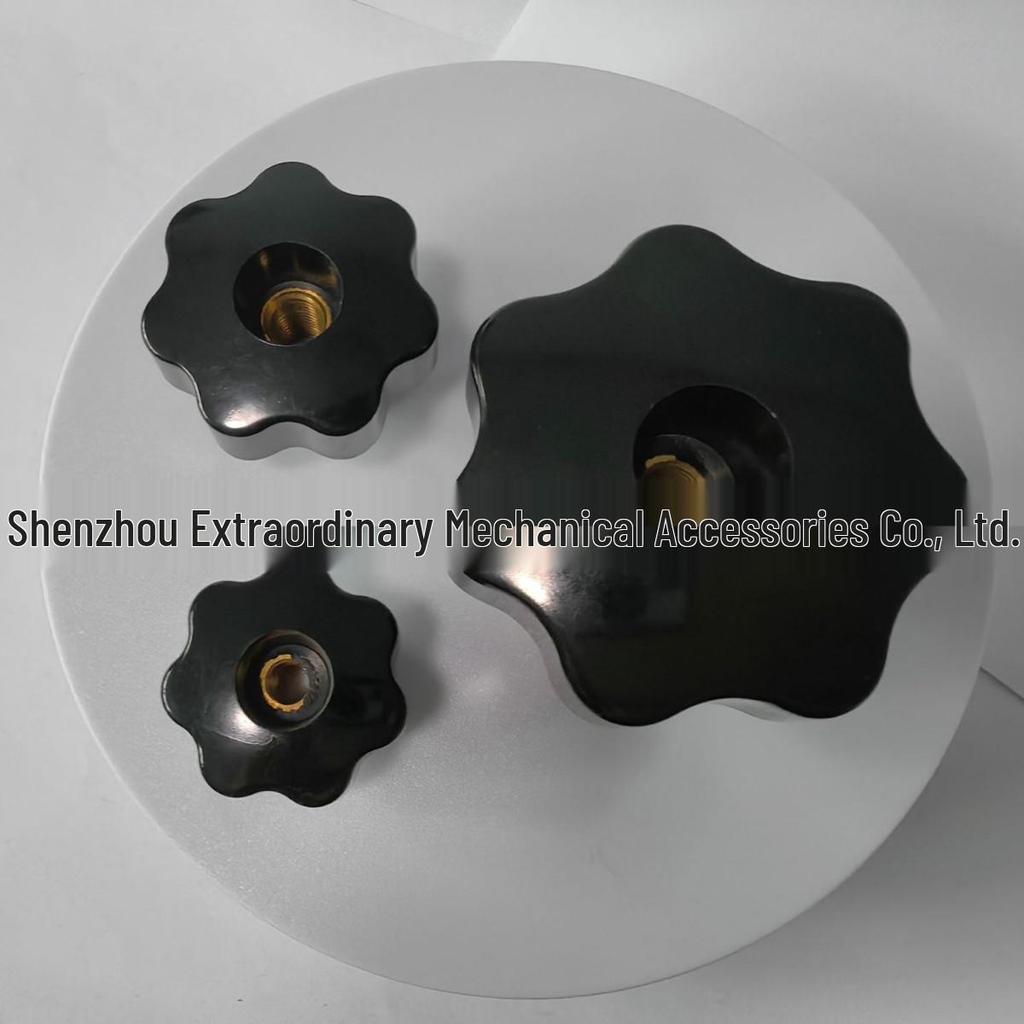 Through-hole Star Knob M10x63 & M8 Bakelite Plum Blossom Handle