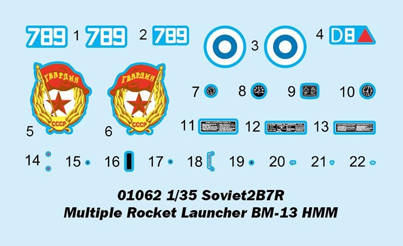 Trumpeter Soviet Army Katyusha Plastic Model 01062 1/35 BM-13