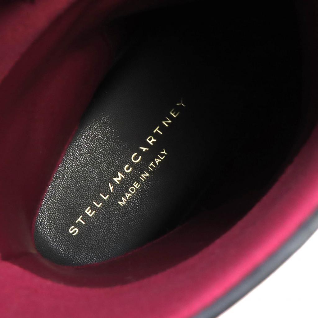 Great Stella McCartney Trace buckle strap biker boots Logo VEGEA Leather 36 Used