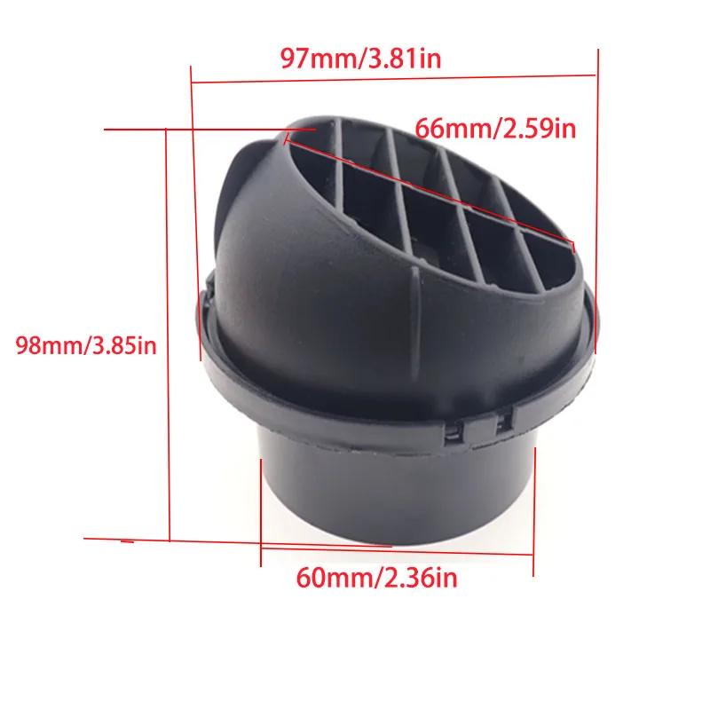 1x/2x 60mm Kanał grzewczy Wylot ciepłego powietrza Kierunkowy obrotowy kanał grzewczy samochodu Wylot ciepłego powietrza dla Eberspacher Webast